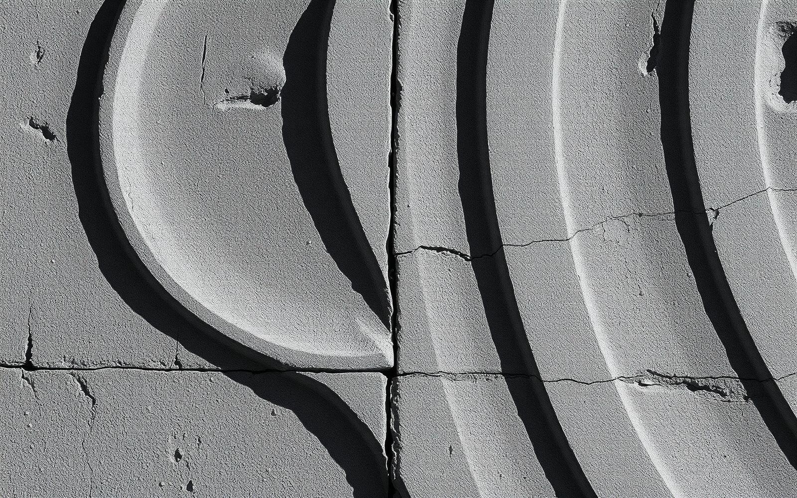 Detalhe abstrato em concreto